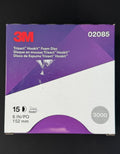 3m Trizact Hookit 3000 foam discs. 152mm 15 discs in each box. 02085